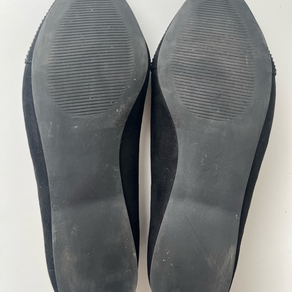 Apt 9 Black Sparkle Pointy Toe Ballet Flats size 7 - Picture 4 of 6